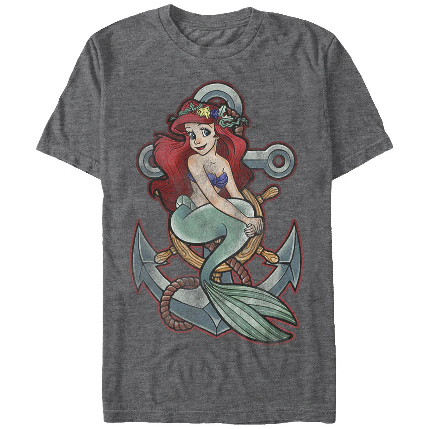 Anchor Little Mermaid Tshirt